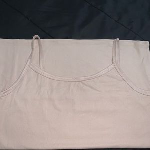 LONG CREAM, WOMANS TANK TOP SIZE XXL //